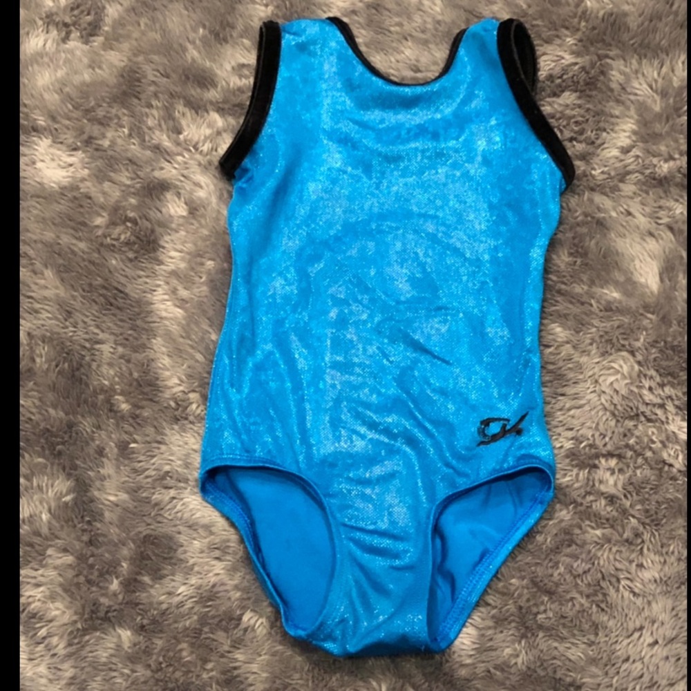 GK Elite - Teal, Blue Gymnastics Leotard- Size: YS